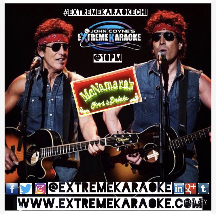 xkchicago's tweet photo. Join us #tonight @ McNamara's for #ExtremeKaraoke! The 🎤drops @ 10pm 🌙
Bring your #friends &amp; #sing! 🎶
#ExtremeKaraokeChi 
#Cheers 🍻 https://t.co/VLK3BU0Tbv