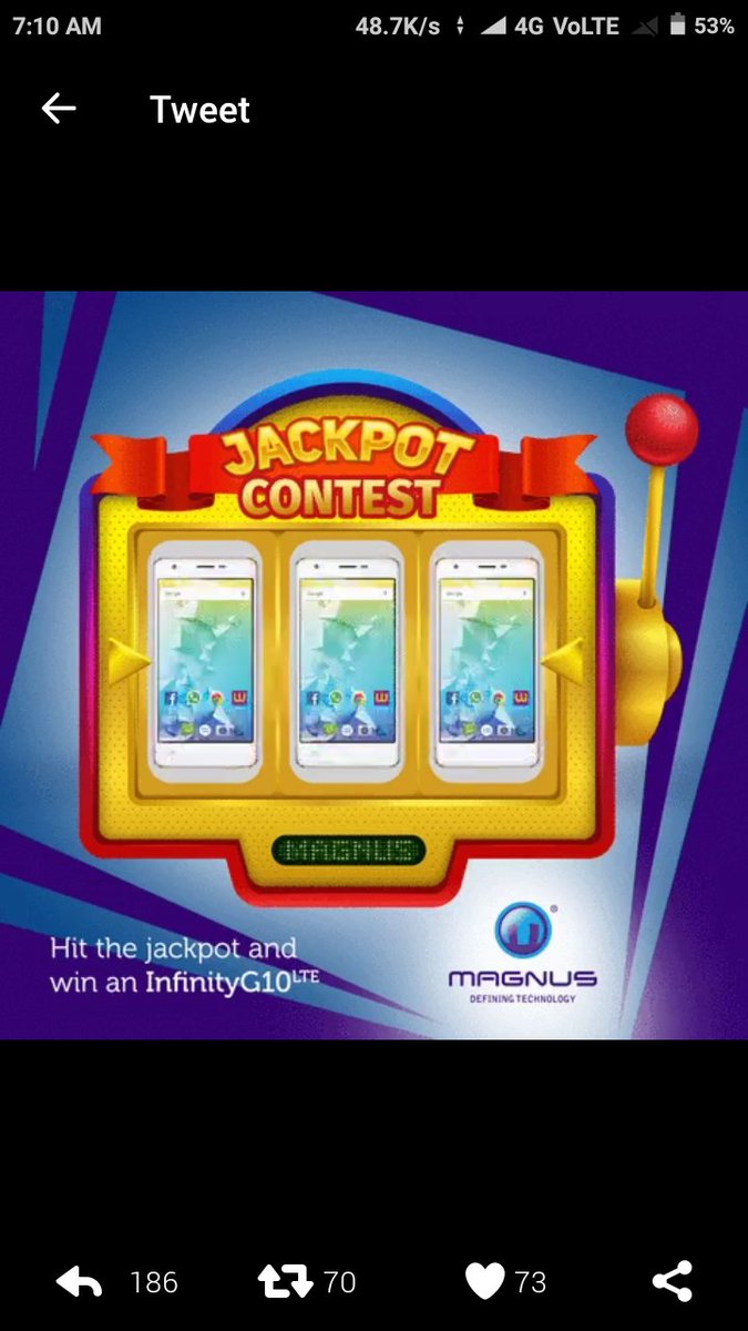 amrish1414's tweet photo. @magnusmobiles Here is my entry for #InfinityG10.
Guys join n win big @OmRaghuwanshi78 @sk909676 @f5a89dea0d394ce @swapnilpshelar2 https://t.co/mQozNze7w4