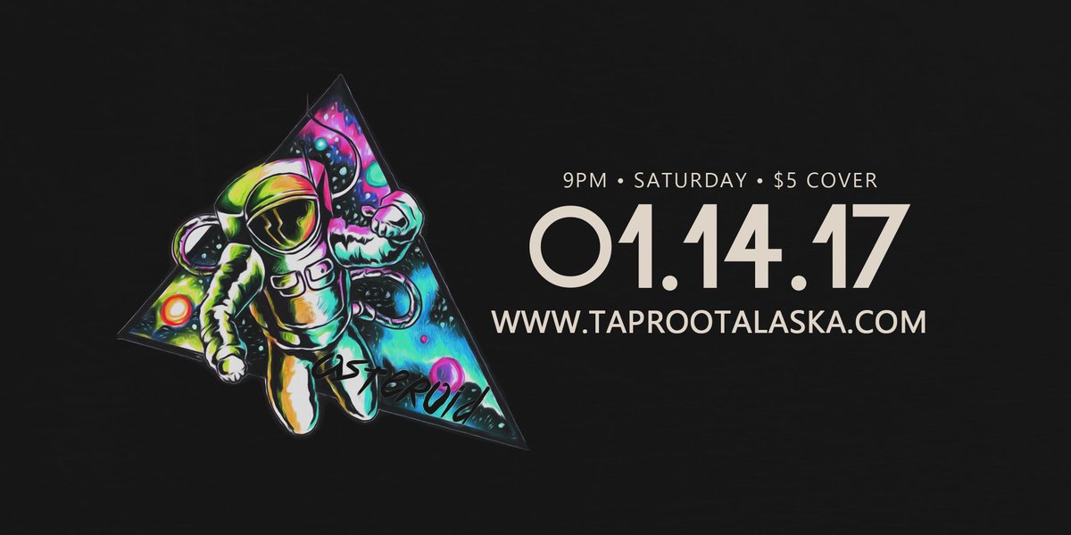 TapRootAK's tweet photo. ASTEROID WITH H TROY ANNISKETT AND PLAGIARIST TONIGHT AT 9PM!! https://t.co/EwsK9bTqFV