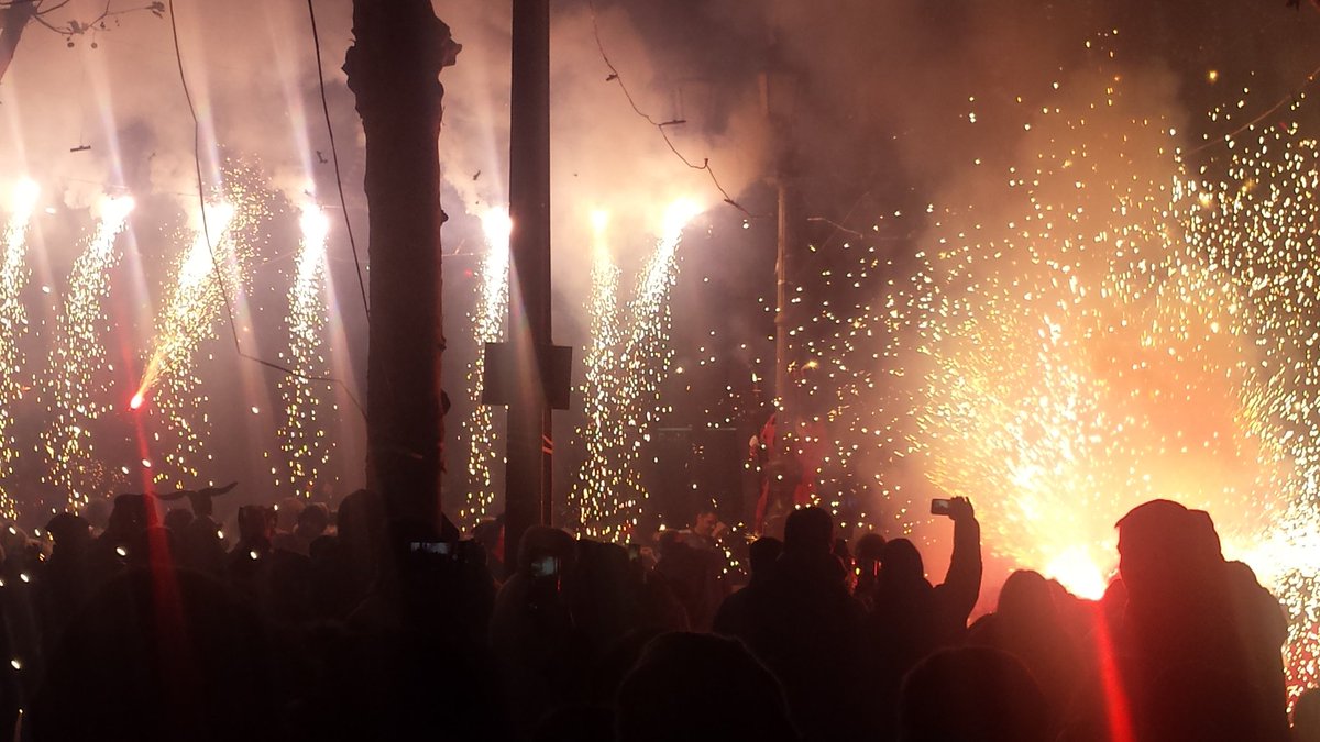Correfoc  a Sa Pobla  Foguerons San Antoni <a href="/fogueronsgracia/">Foguerons a Gràcia</a>