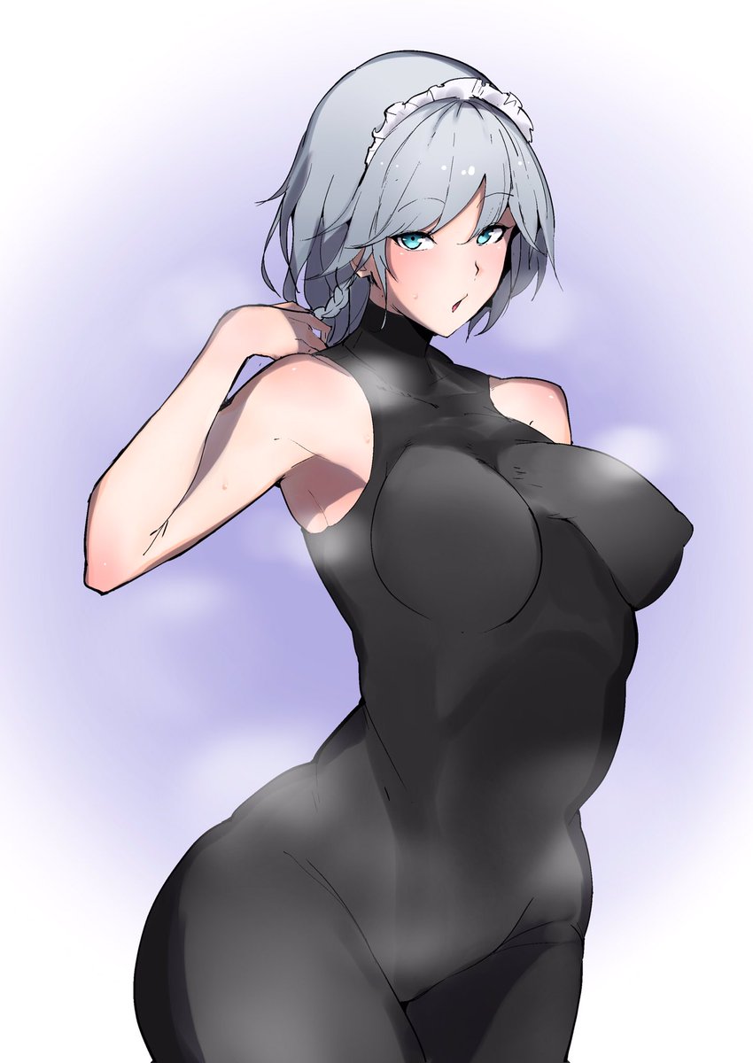 とても寒いので暖かいインナー咲夜さん 