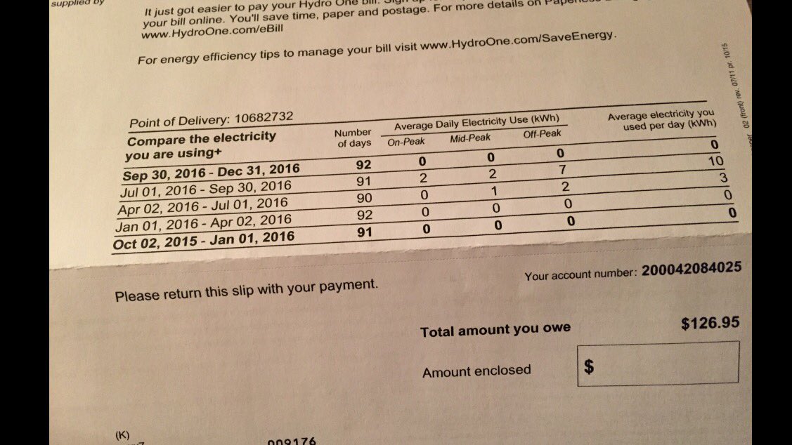 Hydro One On Twitter If You Would Like To Discuss Your Bill Please Email Your Account Details To Us At Twitter Hydroone Com