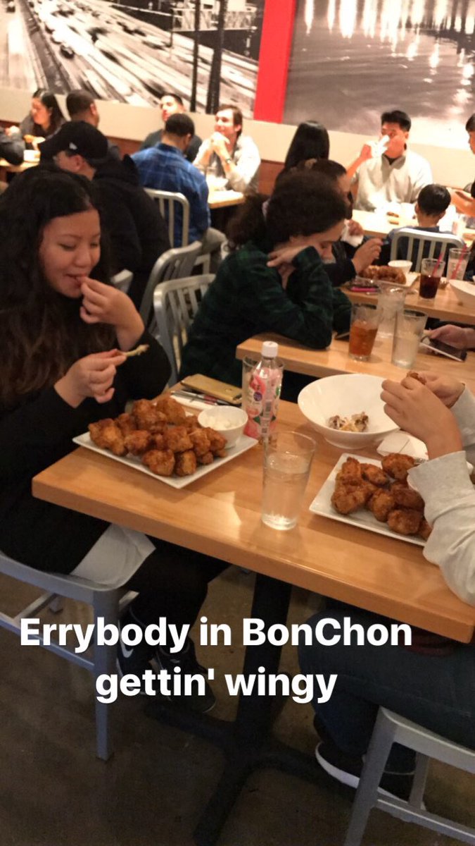 kevmalin's tweet photo. Oh snap! New best favorite wing spot in the #RealOC @BonchonOC Good work, playa! https://t.co/NfDFti4iLG