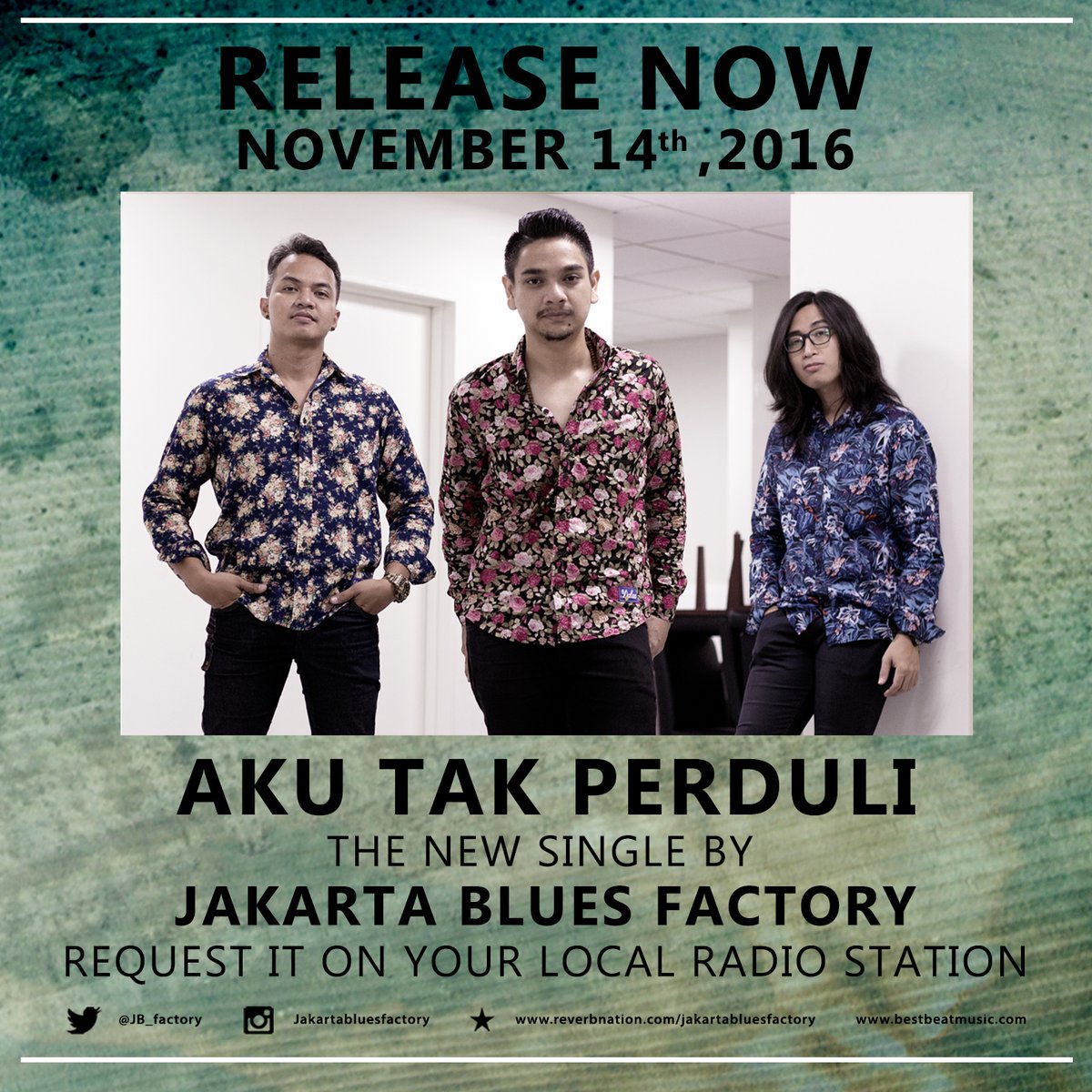 bestbeatmusic's tweet image. Release now! @JB_factory NewSingle AKU TAK PERDULI. Available on #iTunes goo.gl/EKIQ58 &amp;amp;RadioRequest in ur city! cc:@demajors_info
