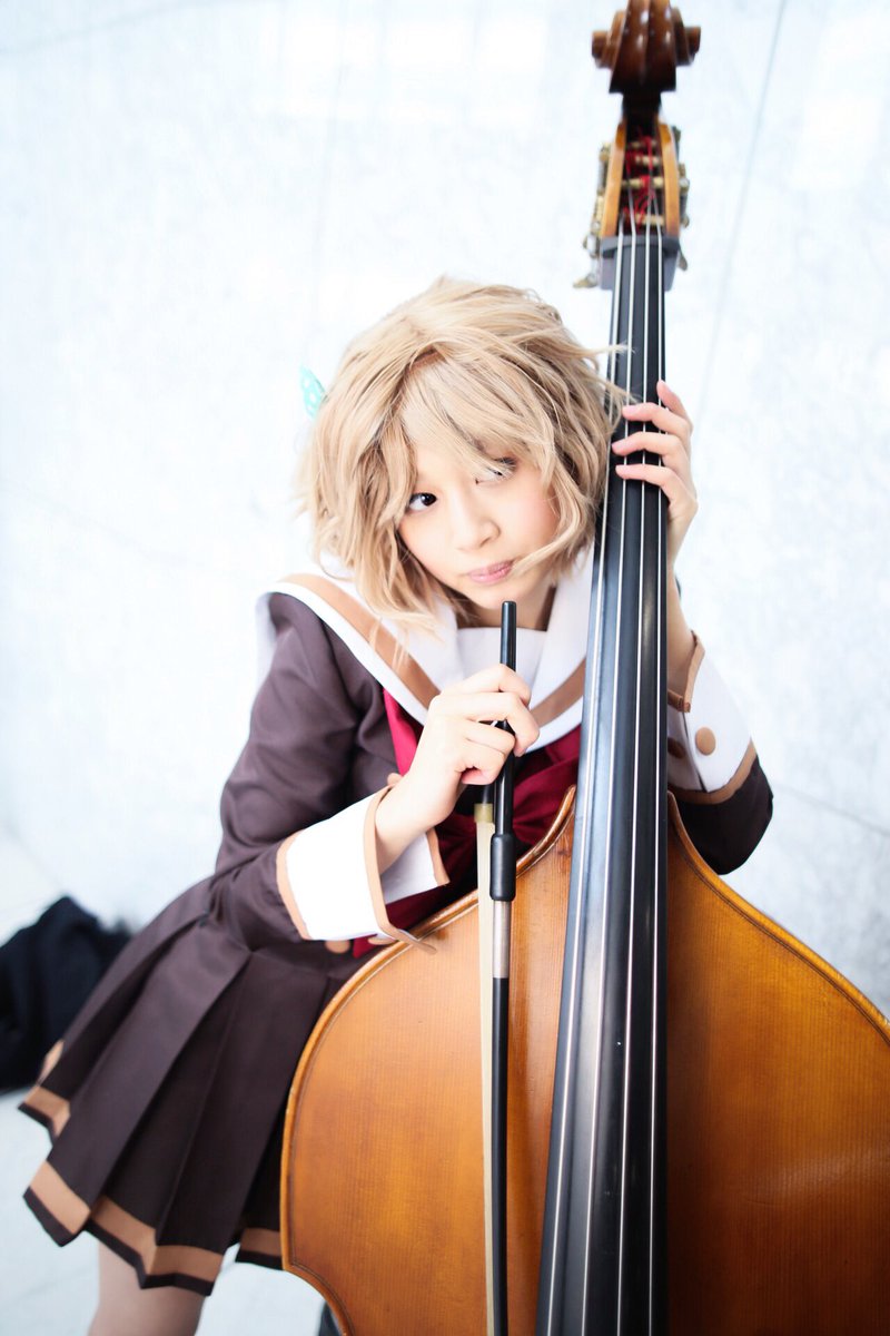 一六 Ar Twitter コスプレ写真 1 15 Tftホール 響けユーフォニアム 川島緑輝 にくきゅうmaxさん Nyanko 0601 本物のコントラバスを支える小さいみどりちゃん 素敵でした 撮影させていただきありがとうございました