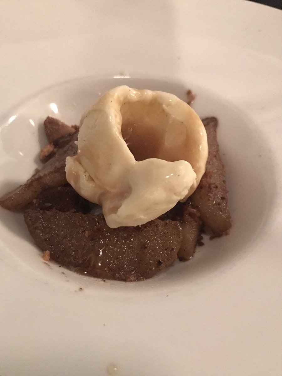 Nice dinner at <a href="/Victory_44/">Victory 44</a>: great terrine, raddichio salad; farro; and apple dessert!