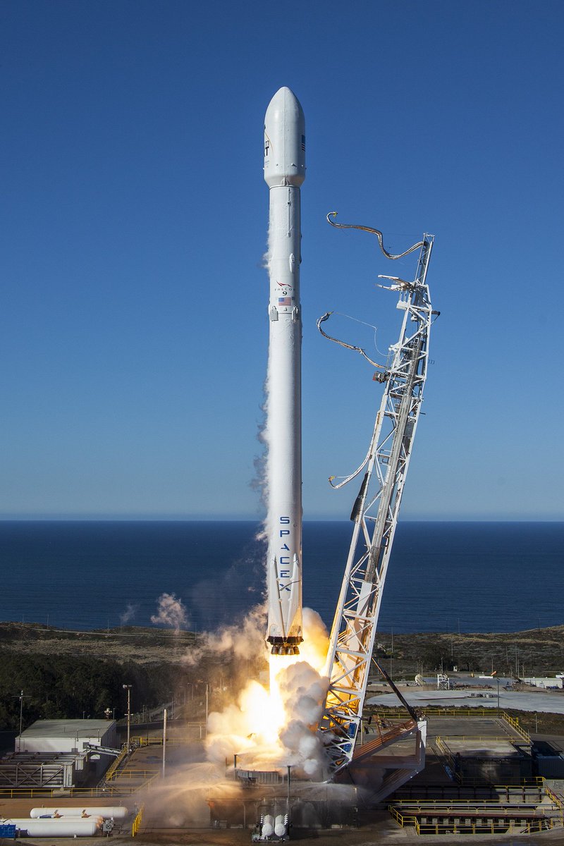 exploreplanets's tweet photo. Beautiful shot from yesterday's successful SpaceX Falcon 9 flight. 

Watch the full webcast at: https://t.co/dnzoXhhcRq https://t.co/y7hEaKz1jo