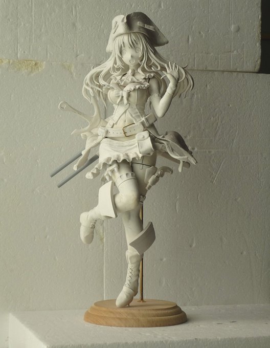 เหล่าผู้ผลิตโพสข้อมูลทวิตเตอร์โปรโมทฟิกเกอร์ที่จะนำไปแสดงในงาน Wonder Festival 2017 [Winter]