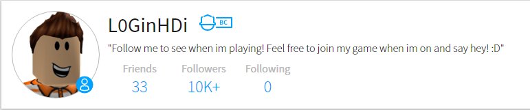 Loginhdi On Twitter Woah Over 10k Followers On Roblox That Is Crazy O Https T Co Nkwshvufno - woah o roblox