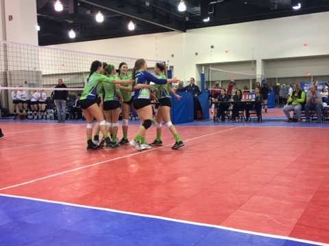 SportingMKEVB's tweet photo. Congrats to 16N on qualifying for the gold bracket tomorrow afternoon! #sportingstrong #gold https://t.co/TvedlTHZw0