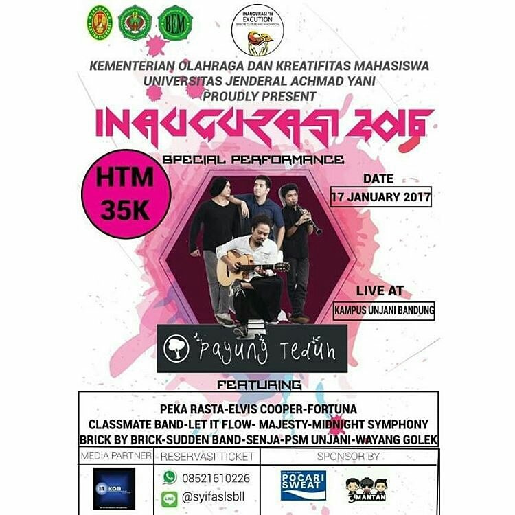 Bandung lusa !!!

Selasa 17 Januari 2017
📍Kampus Unjani Bandung
(KIRCON) Presale 35k until 16 January 2017