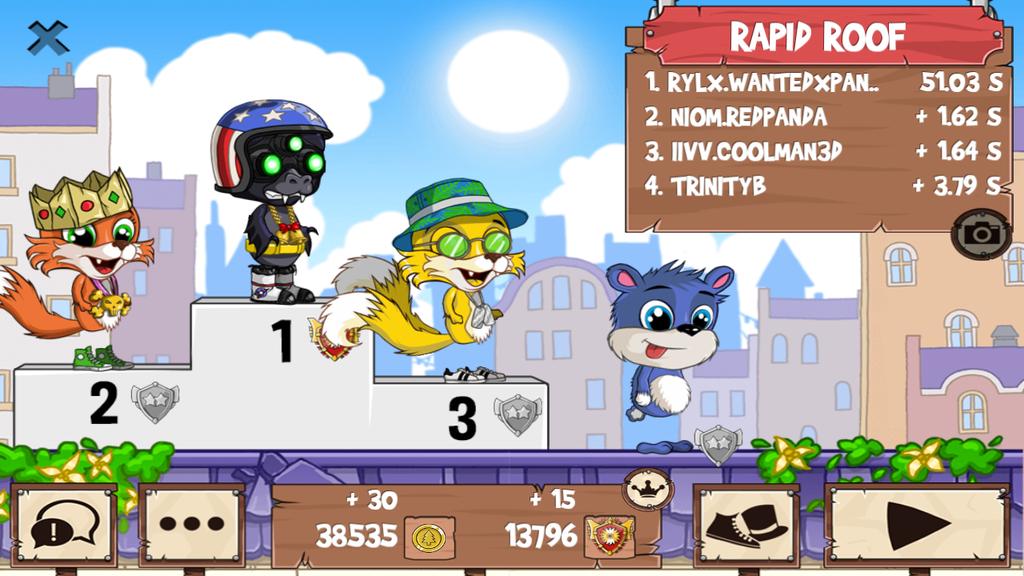 Badbunny_13's tweet photo. I just beat a golden fox! #funrun2 #redpanda #Coolman3D #trinityB https://t.co/cLABPyE5wM
