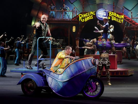 Sam_Batt's tweet photo. Times, they are a changin' 
RT @northjersey: Ringling Bros. circus to close after 146 years  https://t.co/tLrNtXwy70 https://t.co/5oDJF8Jts6