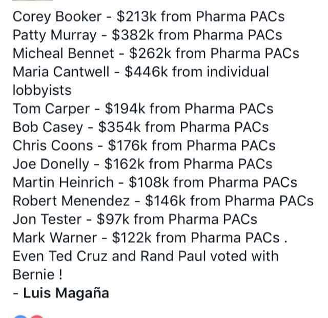 UnProgParty's tweet photo. @kenklippenstein @Canada4Bernie @CoryBooker THESE #PHARMA13 SENATORS &amp; TRAITORS MUST RESIGN NOW. https://t.co/BaMXlebOBv @HouseDemocrats https://t.co/n0SNqii07d