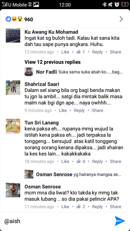 Bernipu's tweet photo. Lihat sikap org Malaysia thdp kes liwat babitkan lelaki.Bila p'puan kena rogol menggelupur marah, tapi bila lelaki jd mangsa mrk ketawakan https://t.co/Im6lRqABdZ