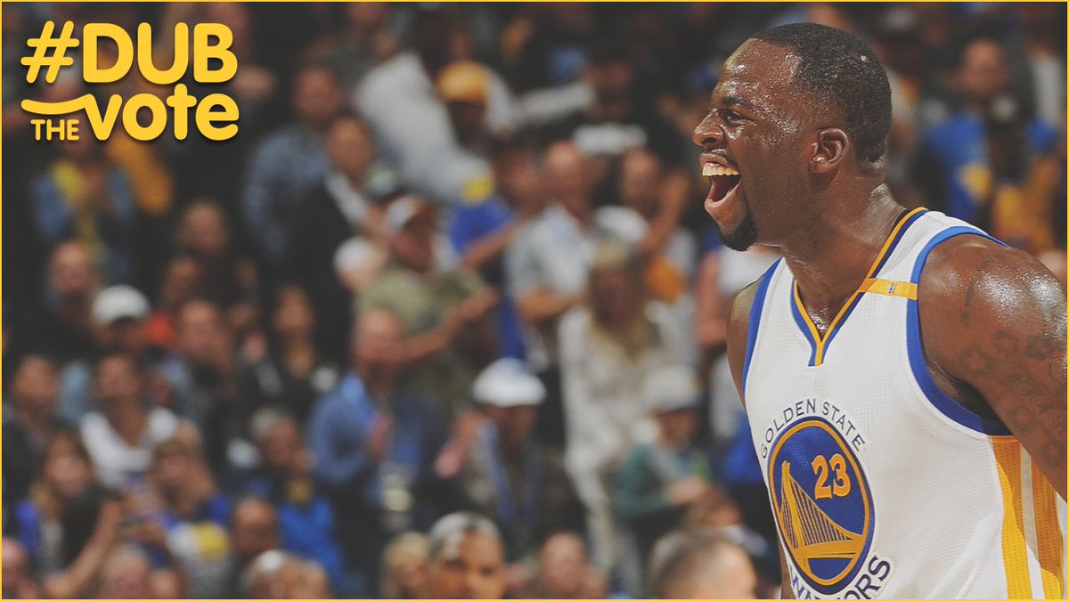RT to #NBAVote for Draymond Green ⭐️ #DubTheVote