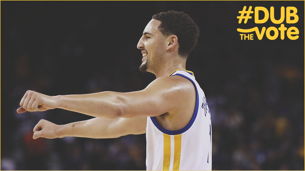 RT to #NBAVote for Klay Thompson ⭐️ #DubTheVote