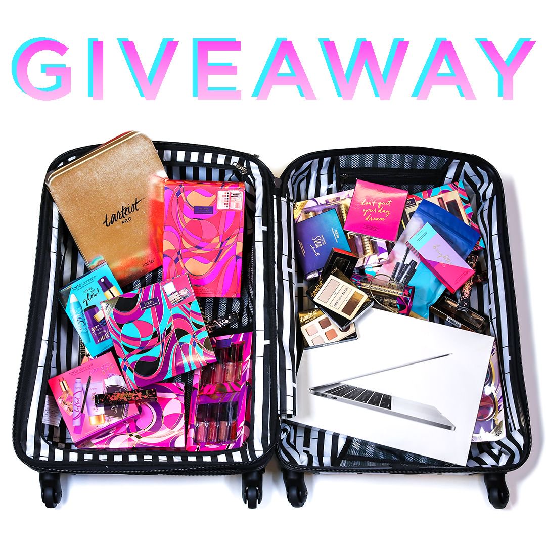 tartecosmetics's tweet photo. Want to win a @heysluggage suitcase filled with swag?!?! Click here for all the info: https://t.co/2WYNB1wt2R https://t.co/BWu7xp4ypu