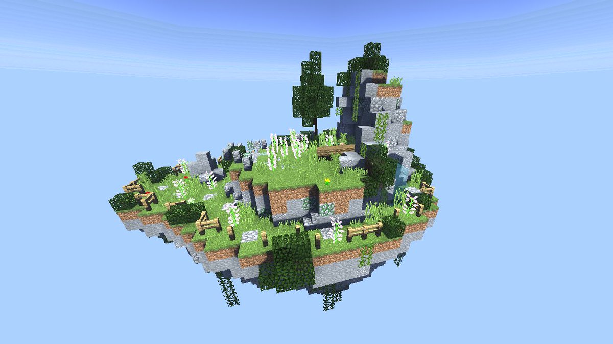 たつ郎 Twitter પર 久しく建築してなかったからpeで浮島作って小屋でも と思ったけど 作った浮島が小さ過ぎたのでそれっぽく装飾してみた でも浮島自体もちょっと不自然だし やっぱり慣れないことはするもんじゃないね 使用テクスチャ Seus Pe Minecraft