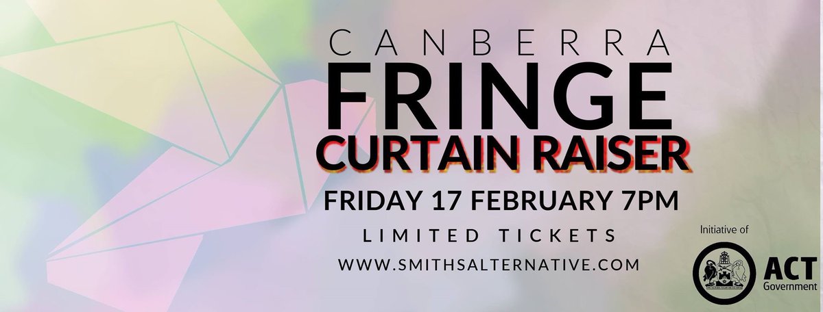 Three internationally sold out one-hour shows at <a href="/Smiths_Alt/">Smith's Alternative</a> from <a href="/thelisaskye/">Lisa-Skye</a>, <a href="/jessicamckerlie/">Jezza Bellend</a>  &amp; <a href="/Mikelangelo_BSG/">Mikelangelo</a> #cbrfringe #cbrarts