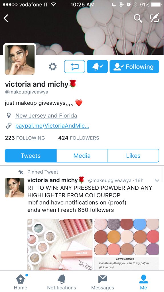 eyevitness's tweet photo. @makeupgiveawya yas i'm watching u https://t.co/ot0mKZxEEt