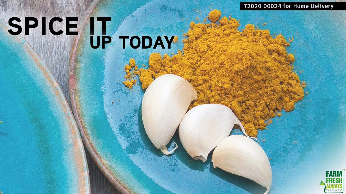 FarmFreshAlways's tweet photo. Spice it up today with your favourite spices.
With FarmFreshAlways Home Delivery is FREE*.
(*Free Home Delivery on all orders above Rs. 249) https://t.co/ksmgbsmxk6