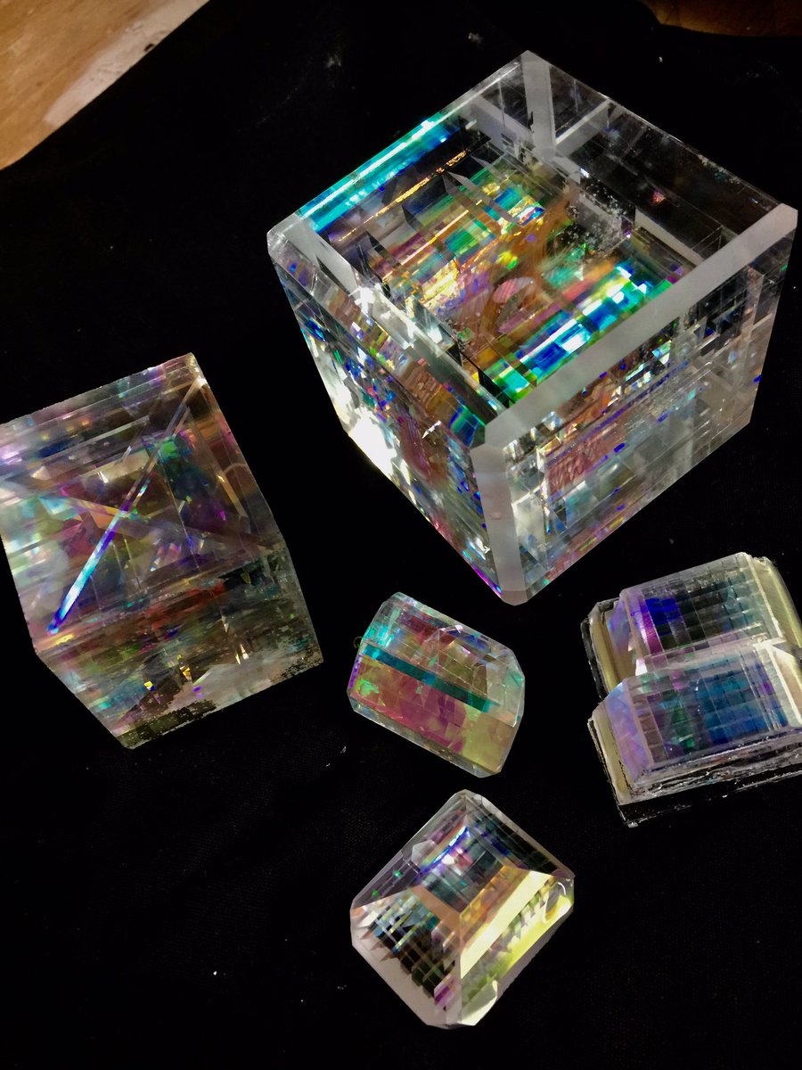 Glass Studio Hand ダイクロキューブ Glass Studio Hand ダイクロキューブ