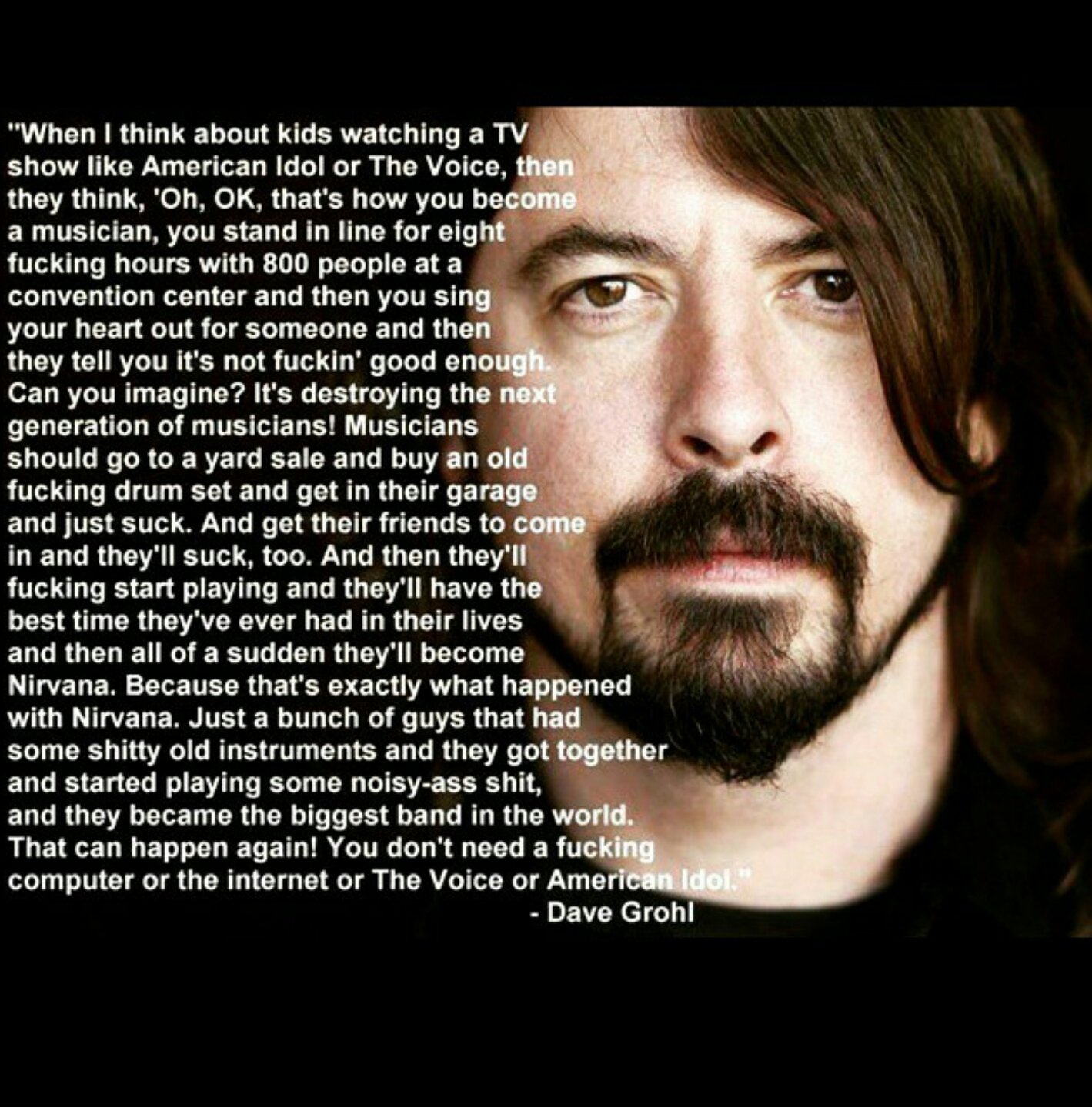 I\d like to wish a happy belated birthday to one of the greatest artists still gracing this earth, Dave Grohl. 