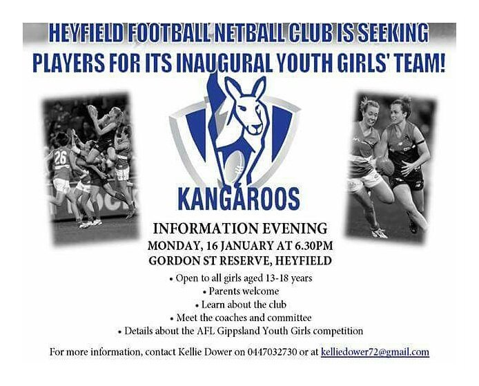 So excited for so many @AFLGippsland @YouthGirls teams for 2017! #womensfooty #changehergame