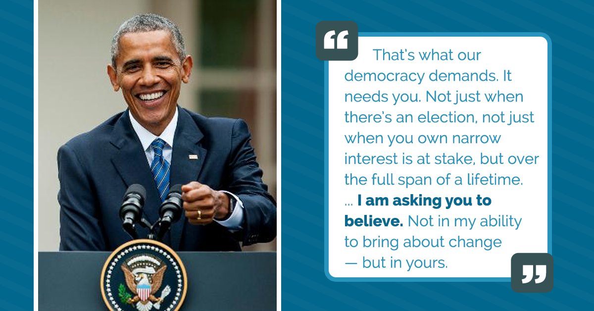 Happ4WI's tweet photo. I am still stunned by @BarackObama's remarkable speech from this week. Take a look at it again: https://t.co/gE05seJ5ul #ThanksObama https://t.co/AZaG7o3HDK