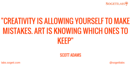 sogetilabs's tweet photo. Be Creative enough and learn from your mistakes - Scott Adams
#LabsQuotes #Morning Motivation https://t.co/FwQNju4JOU