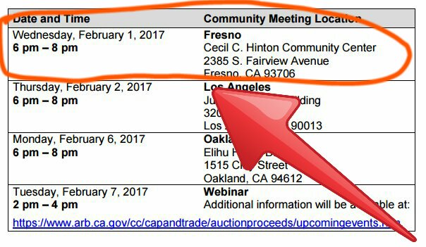 FEB 1 We will be in #Fresno getting input on how to designate DACs &amp; Low-income communities👉arb.ca.gov/cc/capandtrade… #SB535 #AB1550 #GGRF