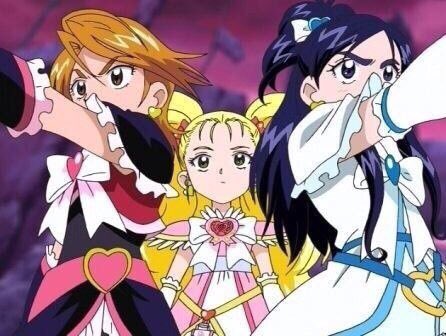 ピく子 Ar Twitter プリキュア ふたりはプリキュアmaxheart 美墨なぎさ キュアブラック 雪城ほのか キュアホワイト 九条ひかる シャイニールミナス メップル ミップル ポルン ルルン