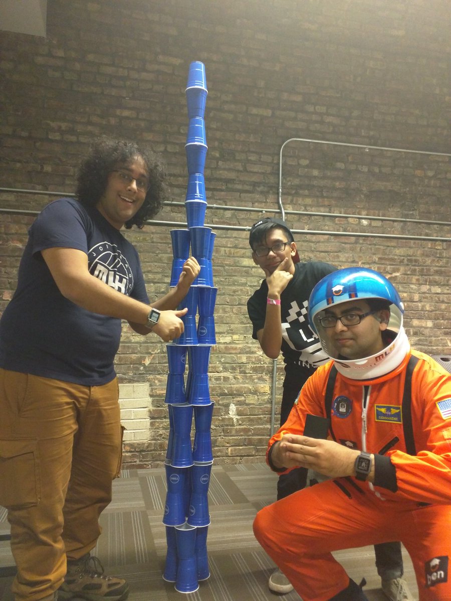 MLHacks's tweet image. Congratulations to the @dellhome cup stacking winners at #UncommonHacks