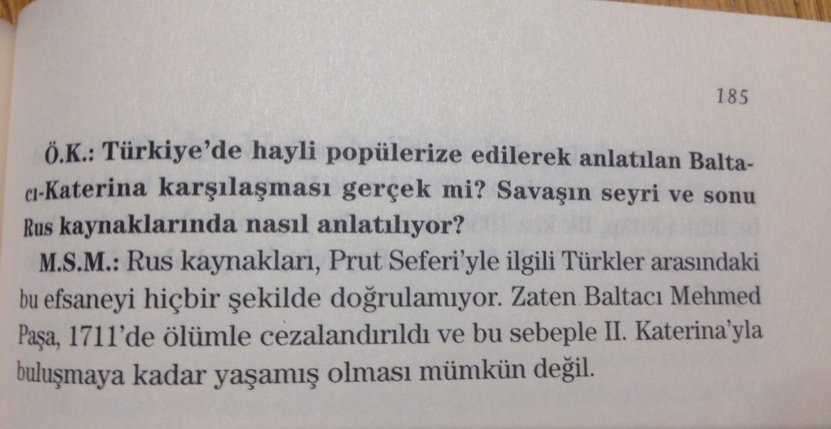 Donquijote1974's tweet photo. Büyük Rus tarihçi Mihail Serafimoviç Meyer, Baltacı- II. Katerina efsanesine son noktayı koyuyor. #ZamanTreni s.185 https://t.co/ZCHhG0HRgD