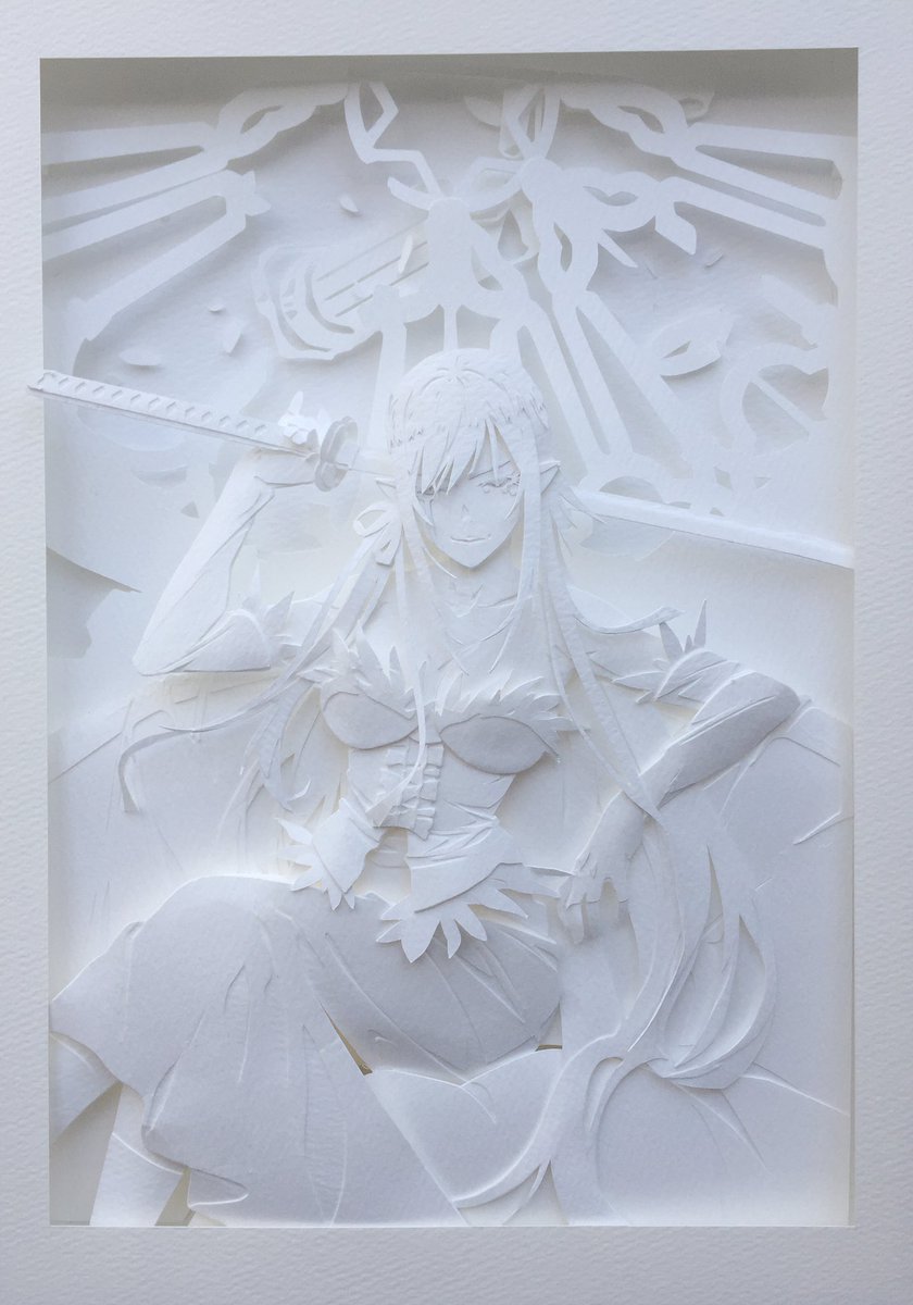 けにー 傷物語冷血篇キービジュアルより完全体キスショット 劇場三部作の公開 完結おめでとうございます 傷物語 紙彫刻 けにー 傷物語冷血篇キービジュアルより完全体キスショット 劇場三部作の公開 完結おめでとうございます 傷物語 紙彫刻