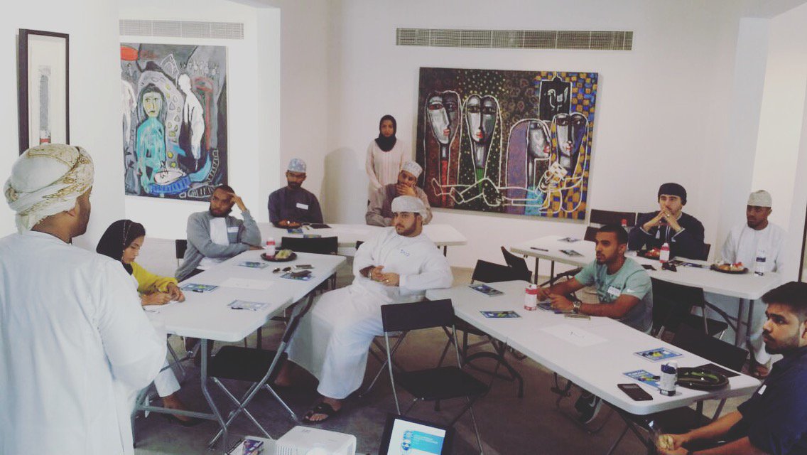 GSC_Muscat's tweet photo. Day 1 of #Hulool going on in full swing. A big thank you to @ProtivitiOman for conducting today's workshop. #ShapingDavos #WorldWeShape https://t.co/14nev3IGZm