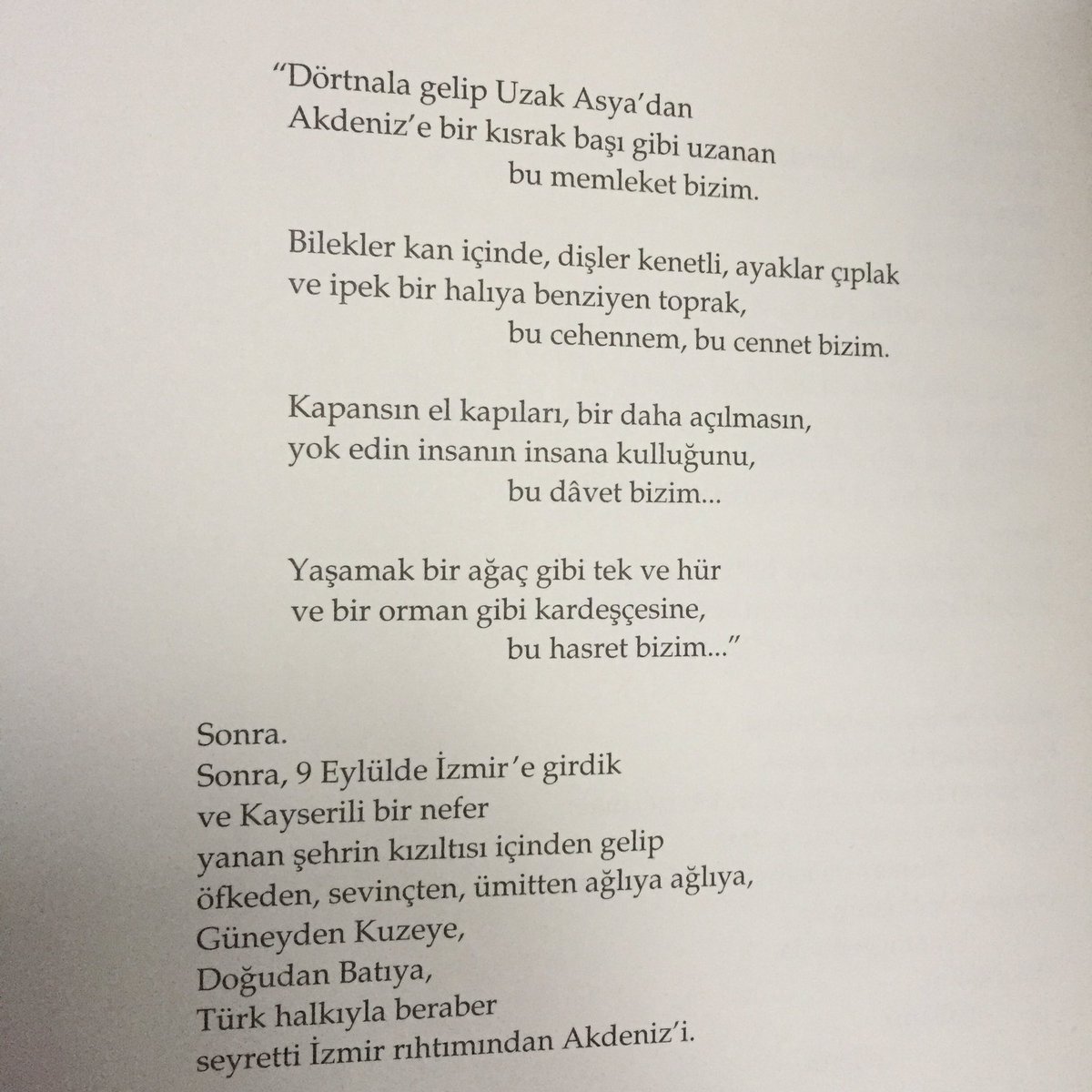 KucukkayaIsmail's tweet photo. Bu davet bizim ; #NazımHikmet https://t.co/mPWKPpczZW