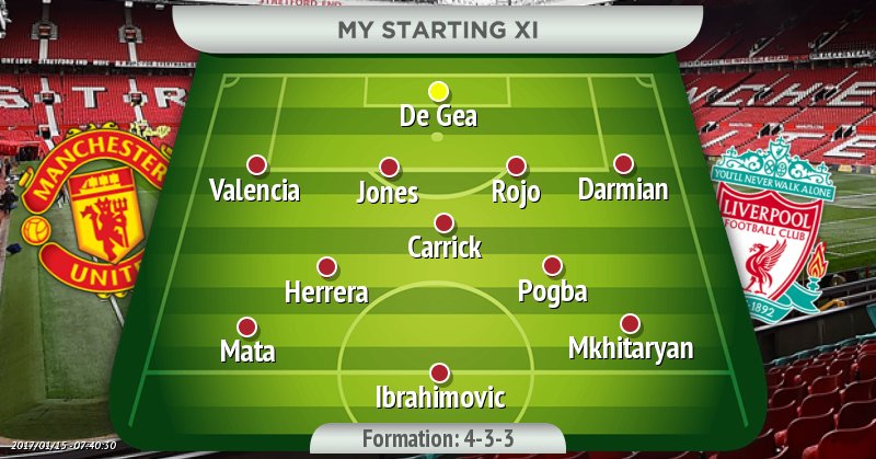 Punya prediski line-up pertandingan nanti malam?

#WEAREUNITEDID
#YOUC1000ISOTONIC
#UNITEDARMY