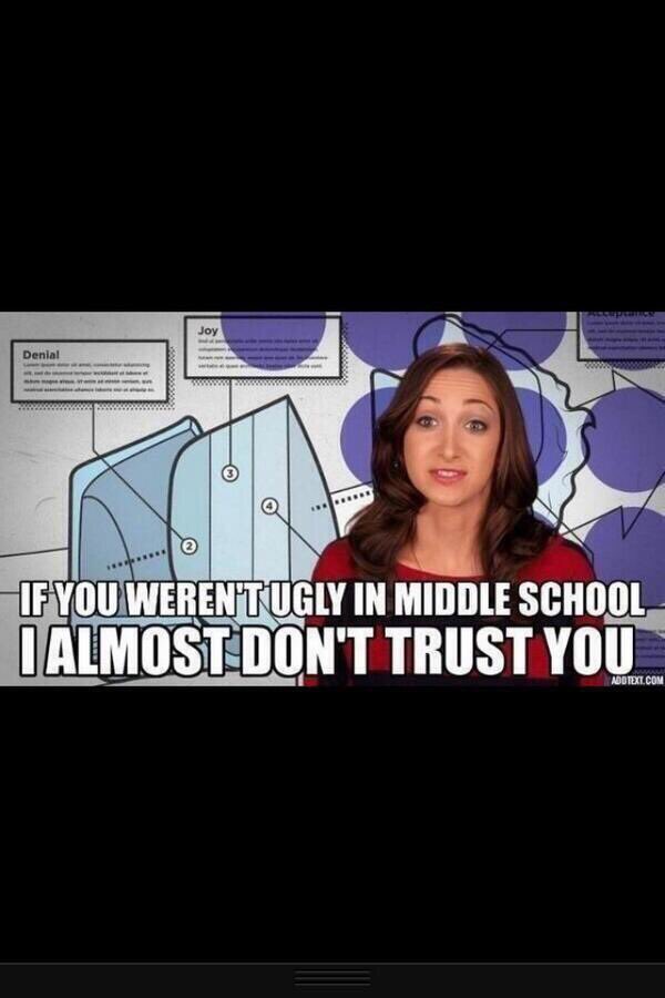 PayMadeline's tweet photo. #InMiddleSchool https://t.co/qGvCyDKbyo