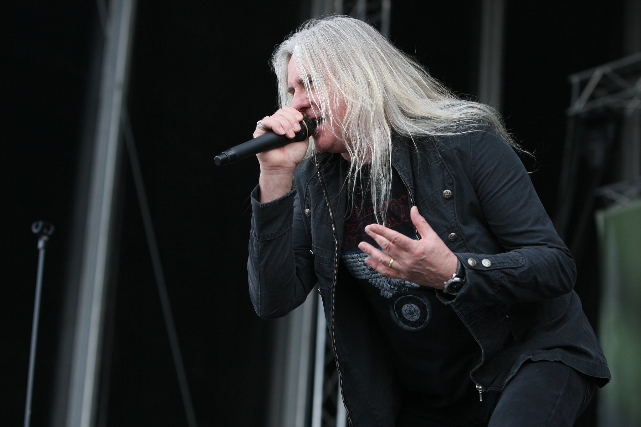 Happy 66th birthday to Biff Byford, lead singer and founding member of Saxon.     