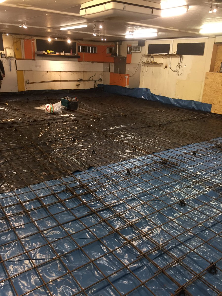 A crazy two weeks but we did it#Hardwork floor out new one in and shop back open, a big thanks to greenfields for all there help and support