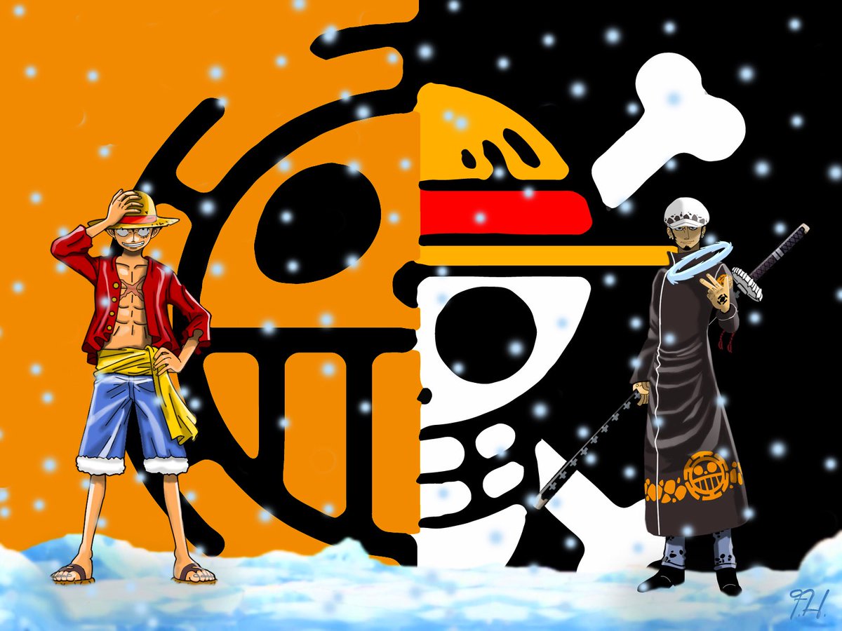 CapitanLaw's tweet photo. La mejor alianza pirata de One Piece https://t.co/0VuOaoNWmj