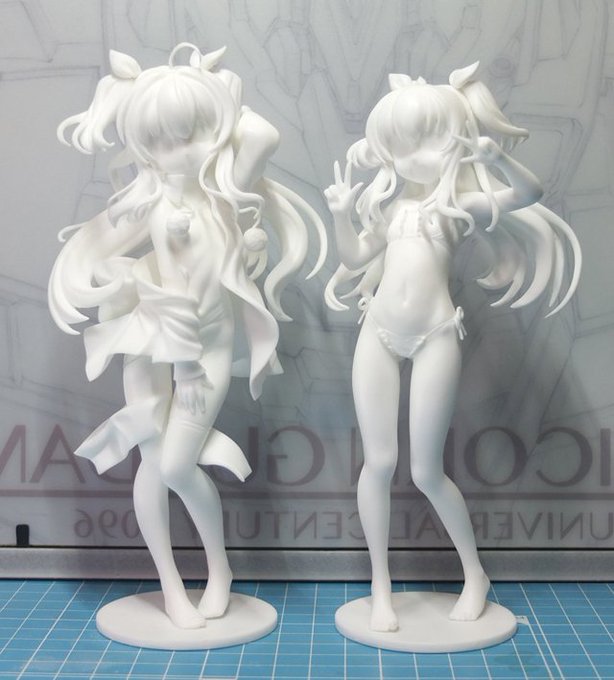 เหล่าผู้ผลิตโพสข้อมูลทวิตเตอร์โปรโมทฟิกเกอร์ที่จะนำไปแสดงในงาน Wonder Festival 2017 [Winter]