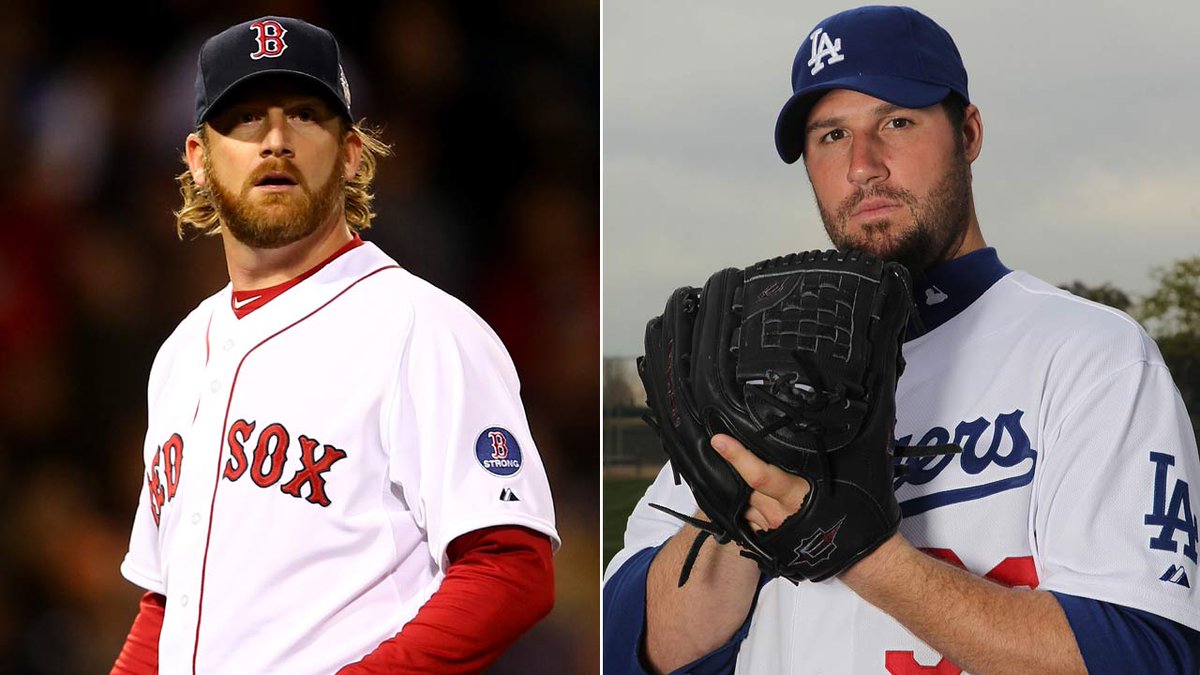 元メジャーリーガーのエリック・ガニエとライアン・デンプスターが