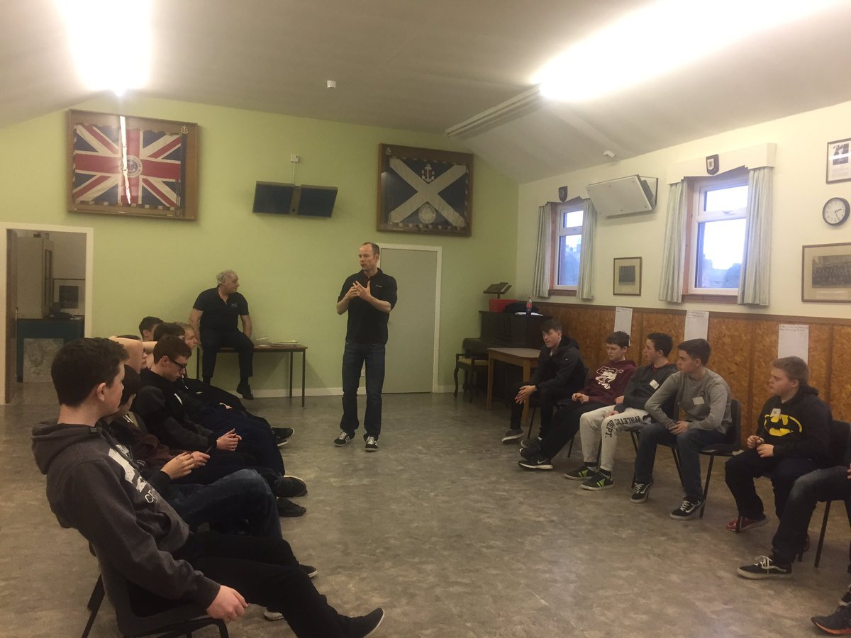 Ian just rounding up Highland BYS course #BoysBrigade