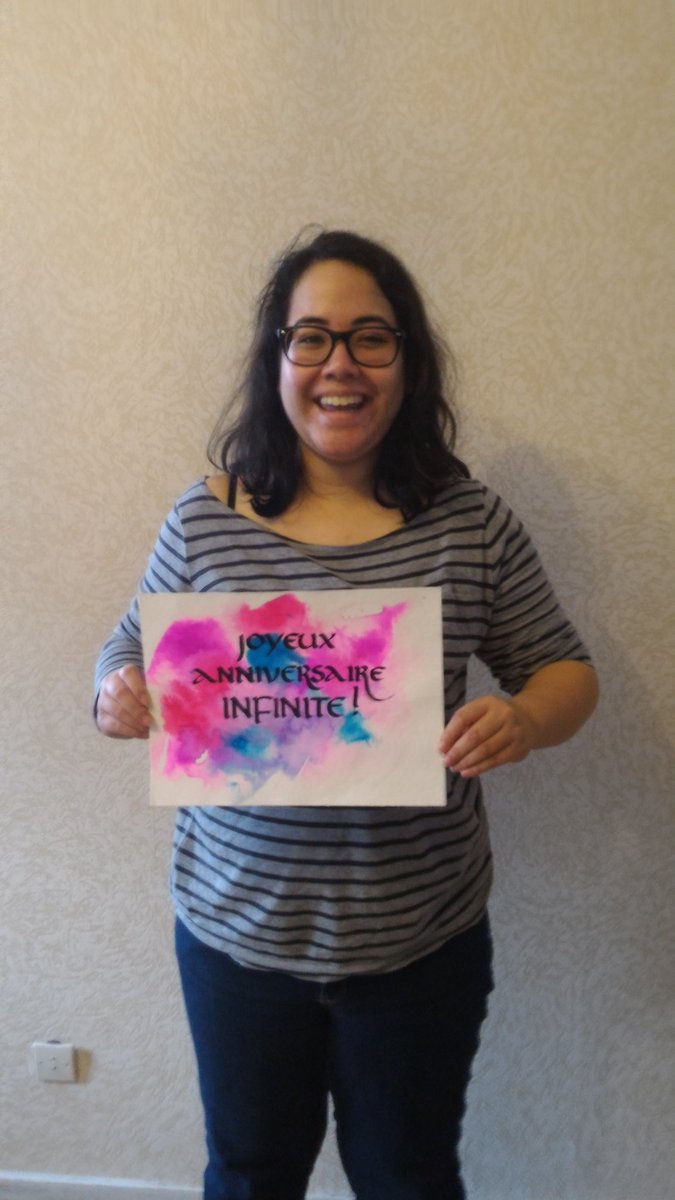 AteliersMoody's tweet photo. #INFINITEBIRTHDAY : on a reçu une chouette surprise ce week-end !!! Merci @DoublureStylo <3 ! #cadeau #weareinfiniters #infiniterpg https://t.co/cJgDk3tyee