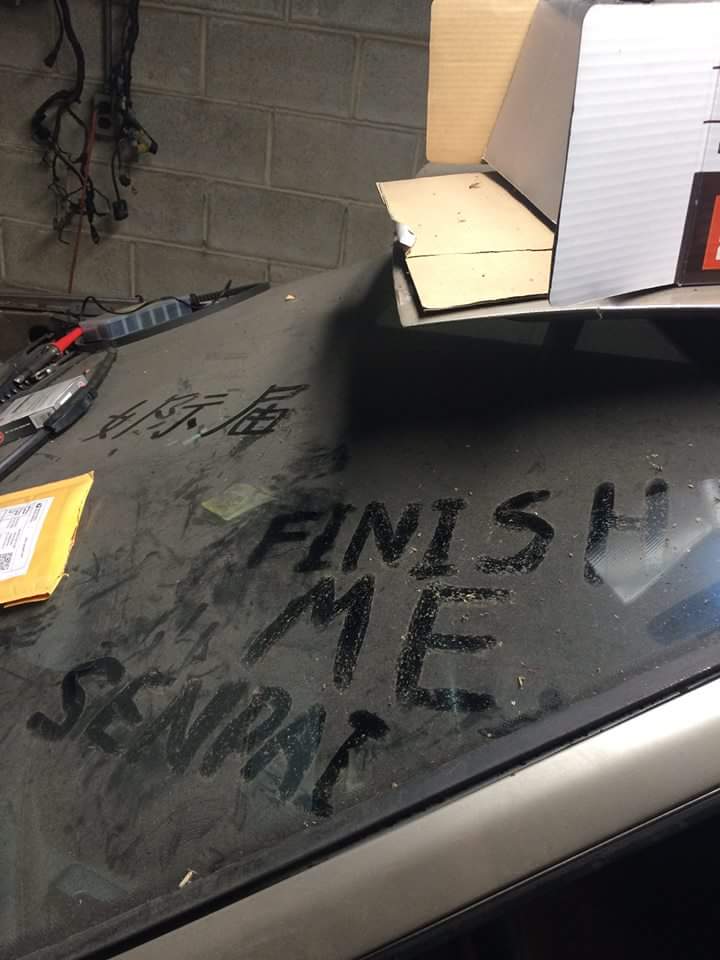 TeamShitbox's tweet image. When your project car is taking too long...