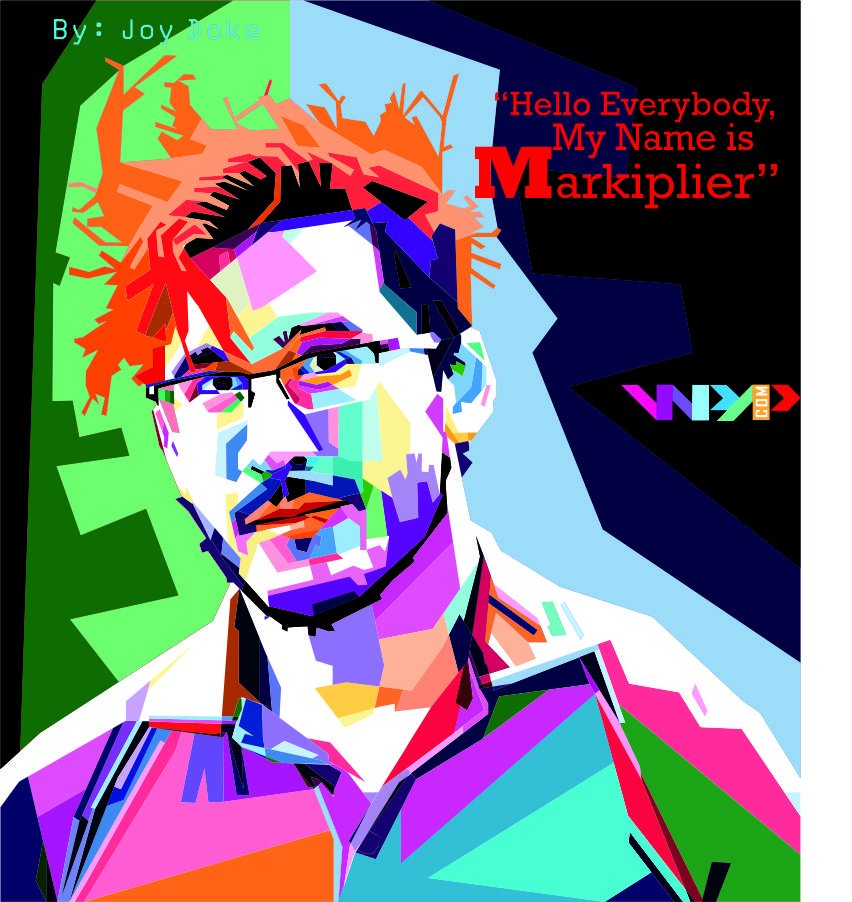 joy_doke's tweet photo. @markiplier I made a WPAP of you I hope you enjoy it 😀 https://t.co/4EblFamejY