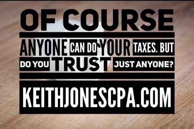 KeithJonesCPA's tweet photo. #TheCPATaxProblemSolver Specialties, Licenses, Reviews &amp; more are on @taxbuzzonline https://t.co/emENiZRDeo #IRSRepresentation #Tax #FICPA https://t.co/zMgH1C46XD